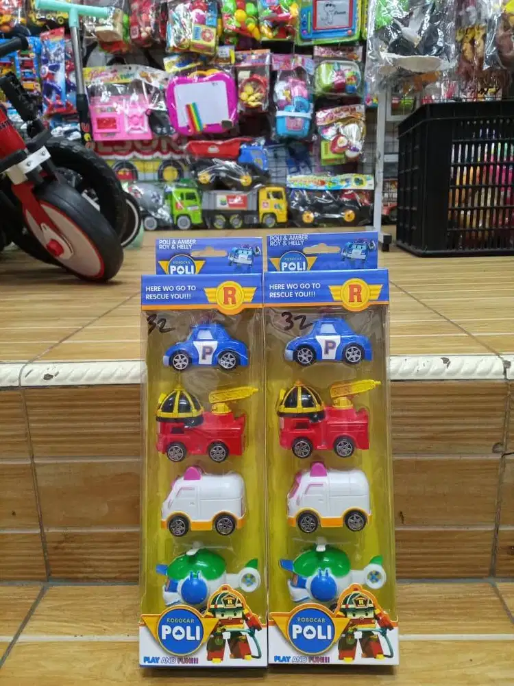 mainan anak robocar poli isi 4