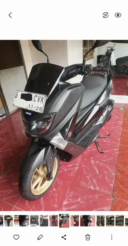 Yamaha NMAX 2018 hitam doff
