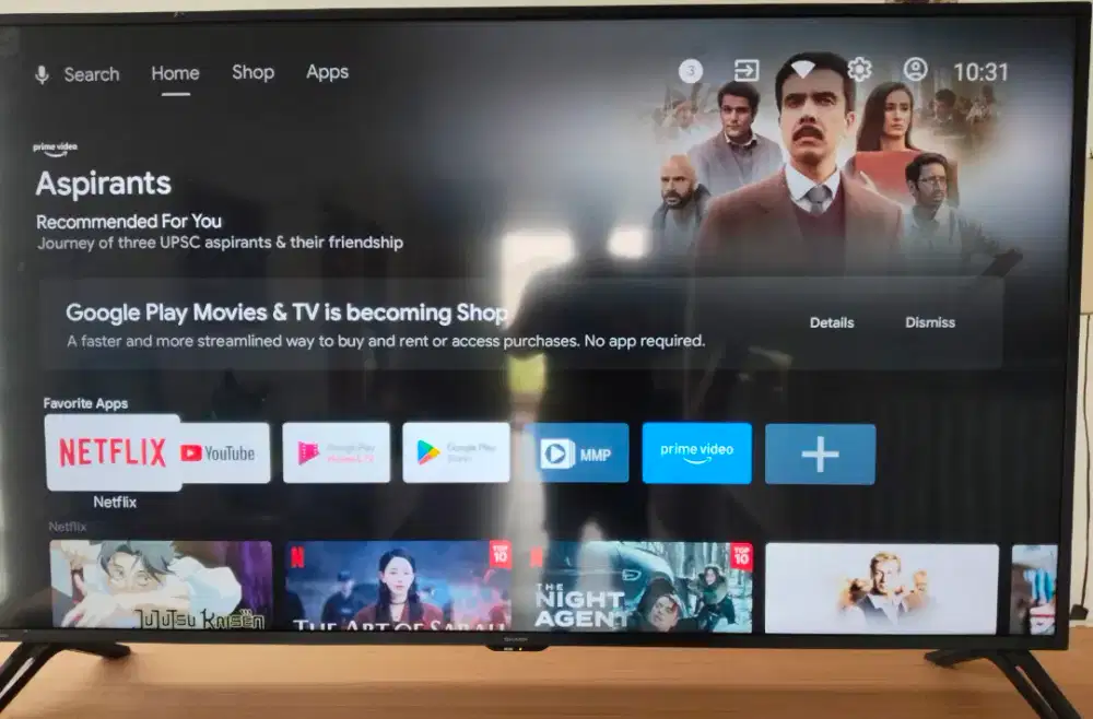 TV Android 65 inch merk SHARP