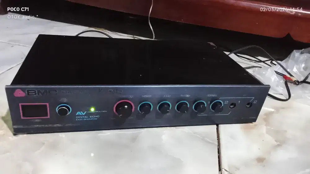 Mixer buat karaoke model jadul masih normal