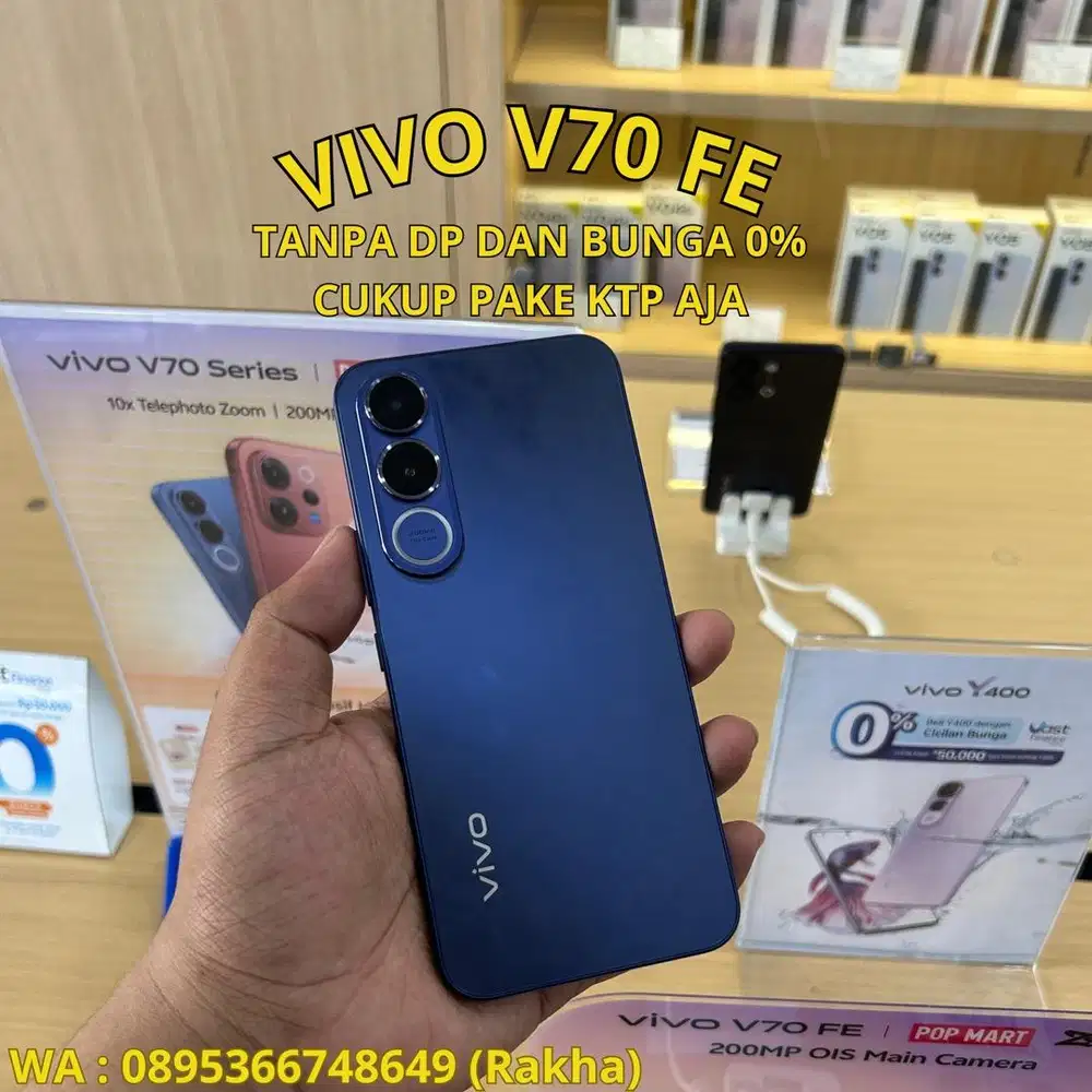 VIVO V70 FE BISA KREDIT TANPA DP DAN BUNGA CUMA PAKE KTP AJA BISA CASH