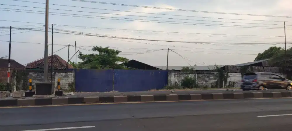 Jual tanah industri bonus bangunan bekas gudang kayu jalan demak kudus