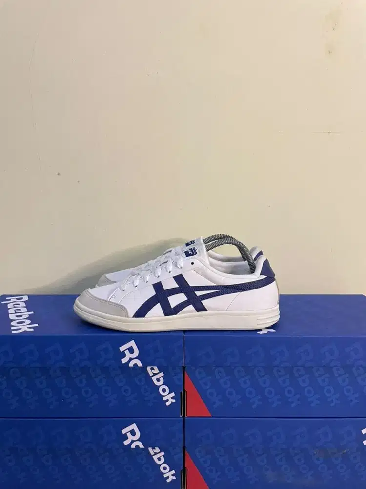 41,5 - Sepatu Onitsuka Tiger Advanti White Blue Bekas Second