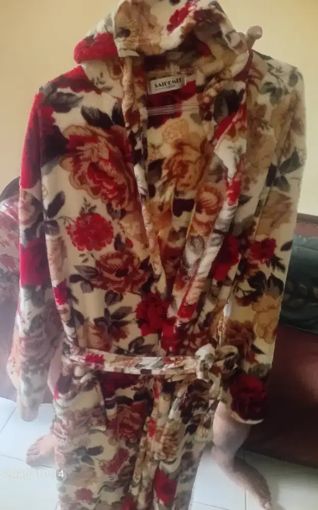 Kimono Handuk motif Bunga