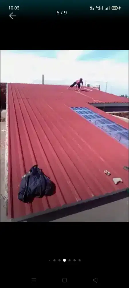 Atap bocor kanopi atap bajarigan terpasang dll bergaransi