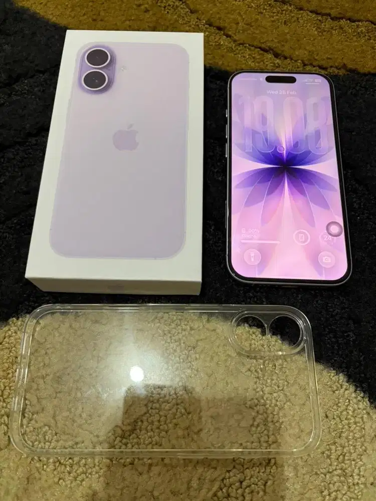 Iphone 17 256gb lavender simlock all operator 5G fullset inter GARANSI