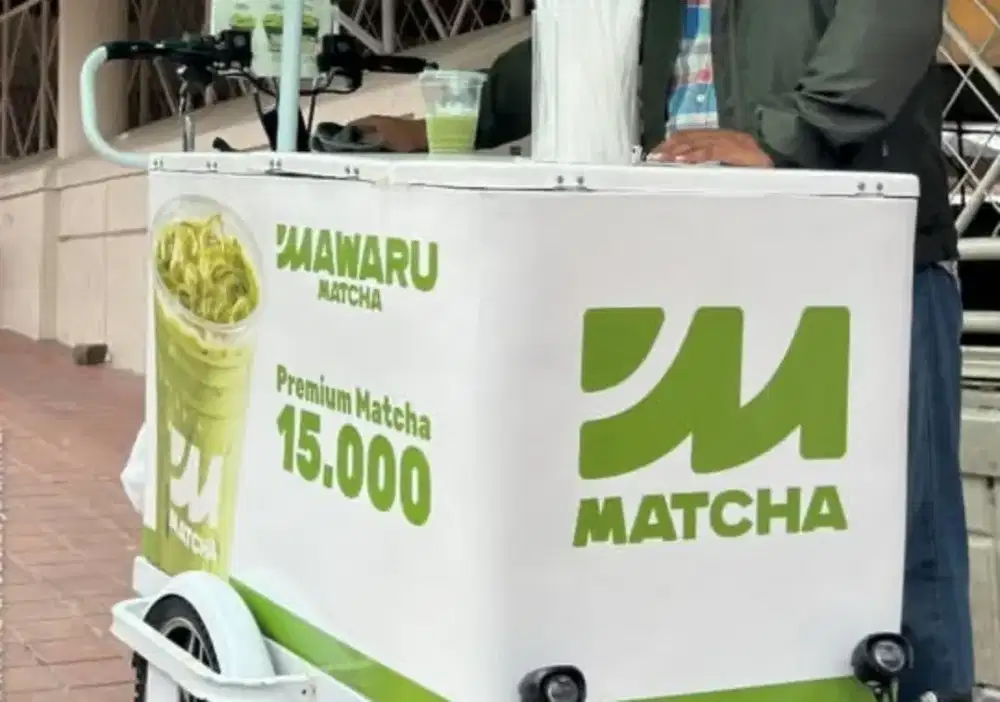 Butuh Rider untuk sekian kopi & mawaru matcha