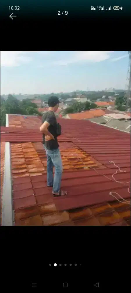 Atap bocor kanopi atap bajarigan terpasang dll bergaransi