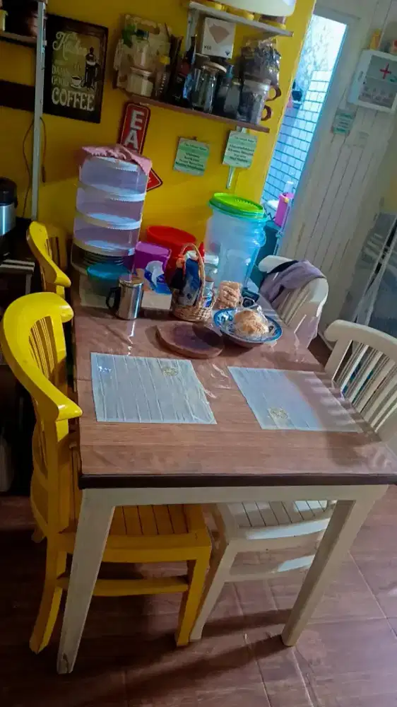 Jual murah meja makan jati