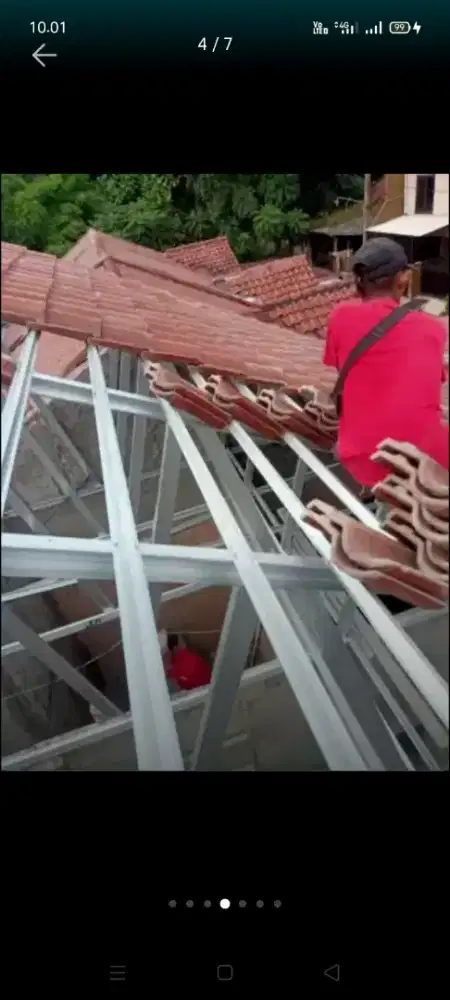 Atap bocor kanopi atap bajarigan terpasang dll bergaransi resmi