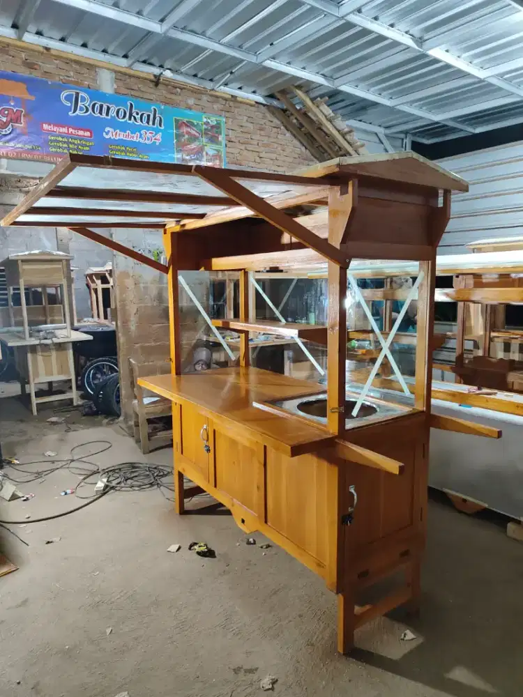 Jual Gerobak Angkringan, Bakso, Mie Ayam, Bubur, Sate, Soto, Pecel dll