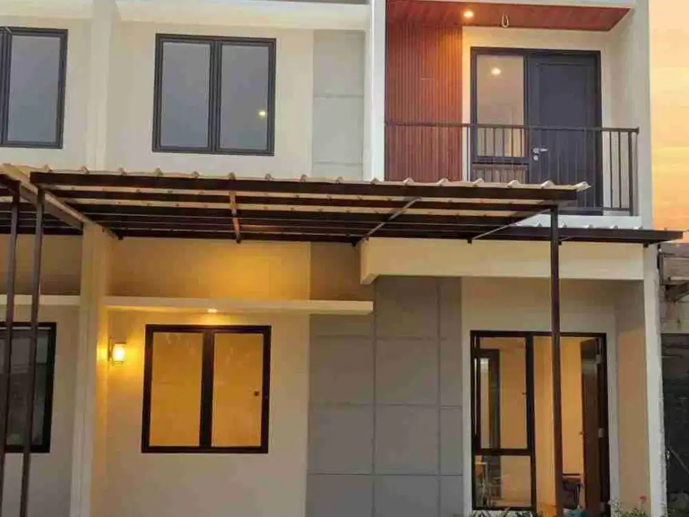 Rumah Baru dijual cluster kpr nego strategis Bakti Jaya Setu Tangsel