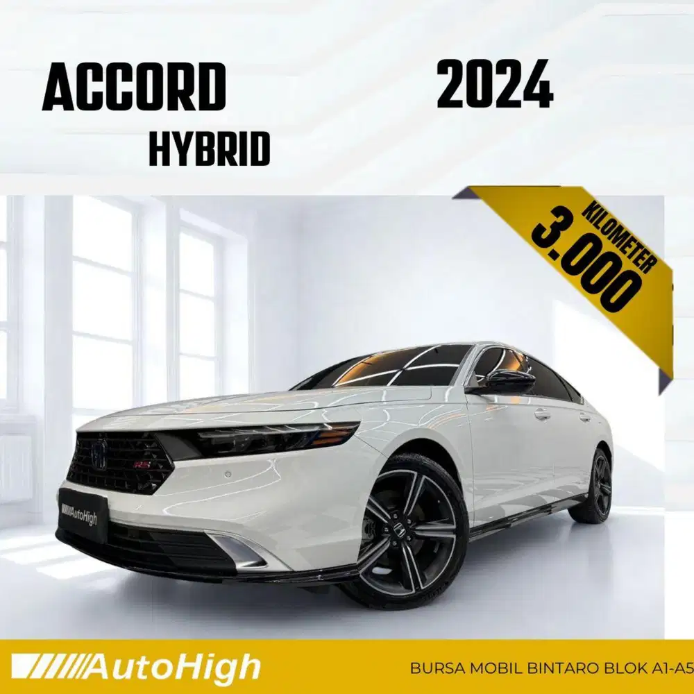 DP10% [Km3.000] Accord HEV RS Hybrid 2024 White Reg 2025 #AUTOHIGH