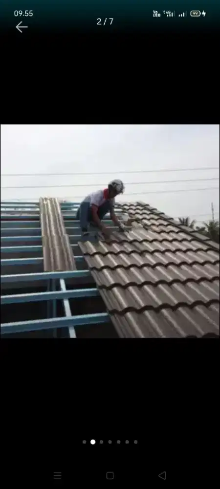 Atap bocor kanopi atap bajarigan terpasang dll bergaransi