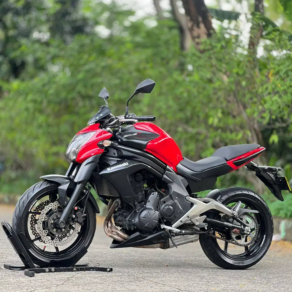 KAWASAKI ER6N 650 ABS 2013 MERAH KM LOW PAJAK PANJANG SUPERB