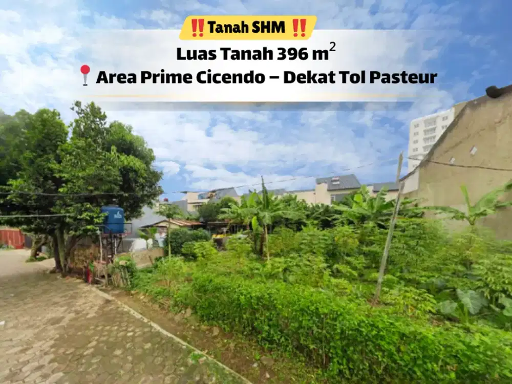 Survey sekarang! Tanah 396 m² Area Berkembang