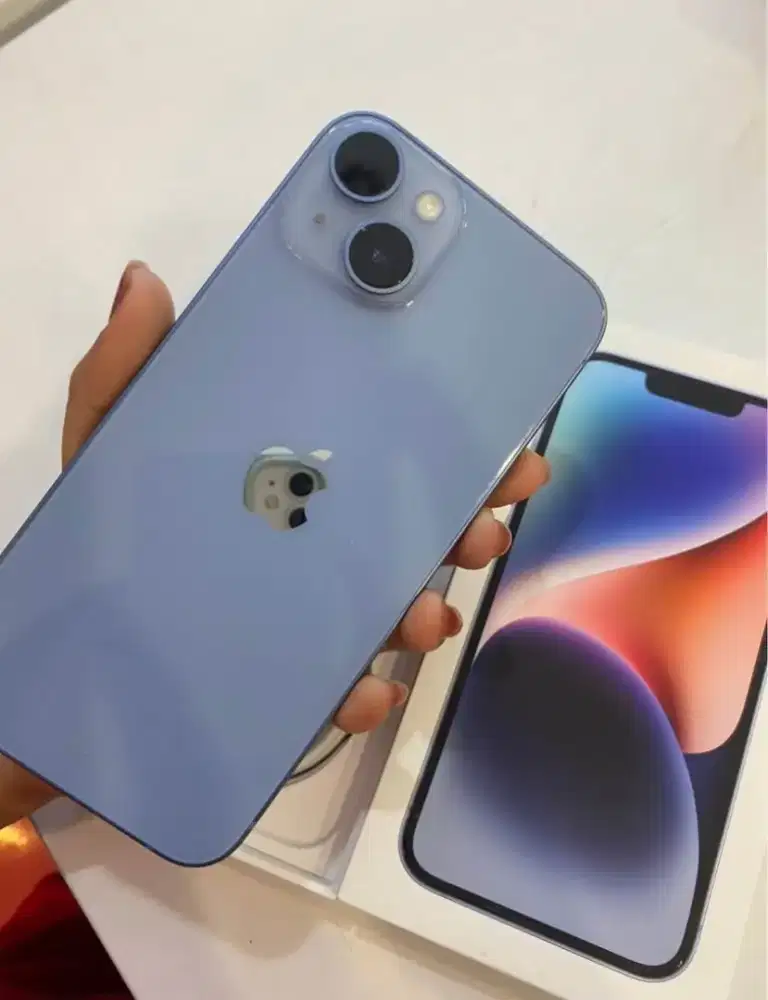 Iphone 14 128 biru&item