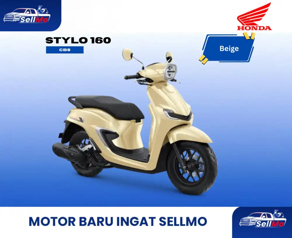 PROMO MOTOR HONDA STYLO 160 CBS & STYLO 160 ABS DP MULAI 2 JT AN