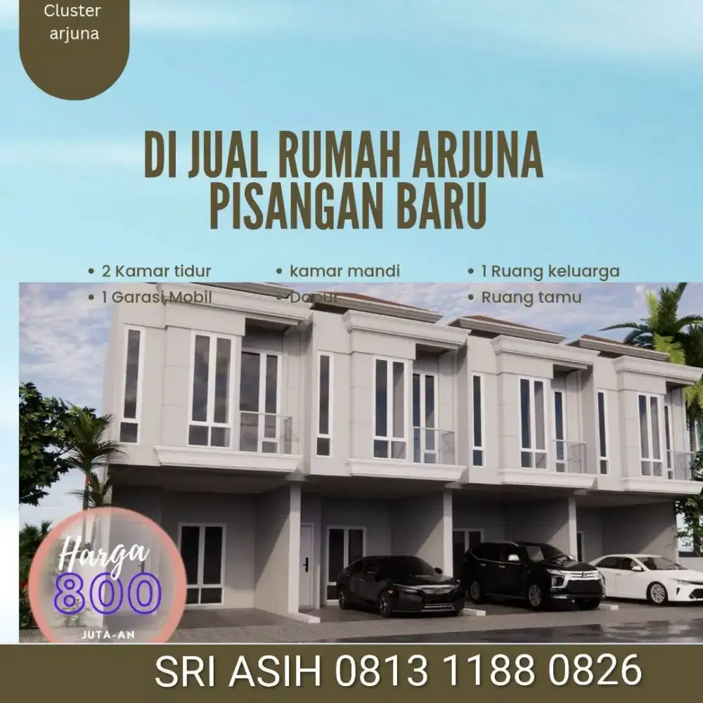 Di jual Rumah Baru 3 menit dari jln Raya Letjend Suprapto JakartaTimur