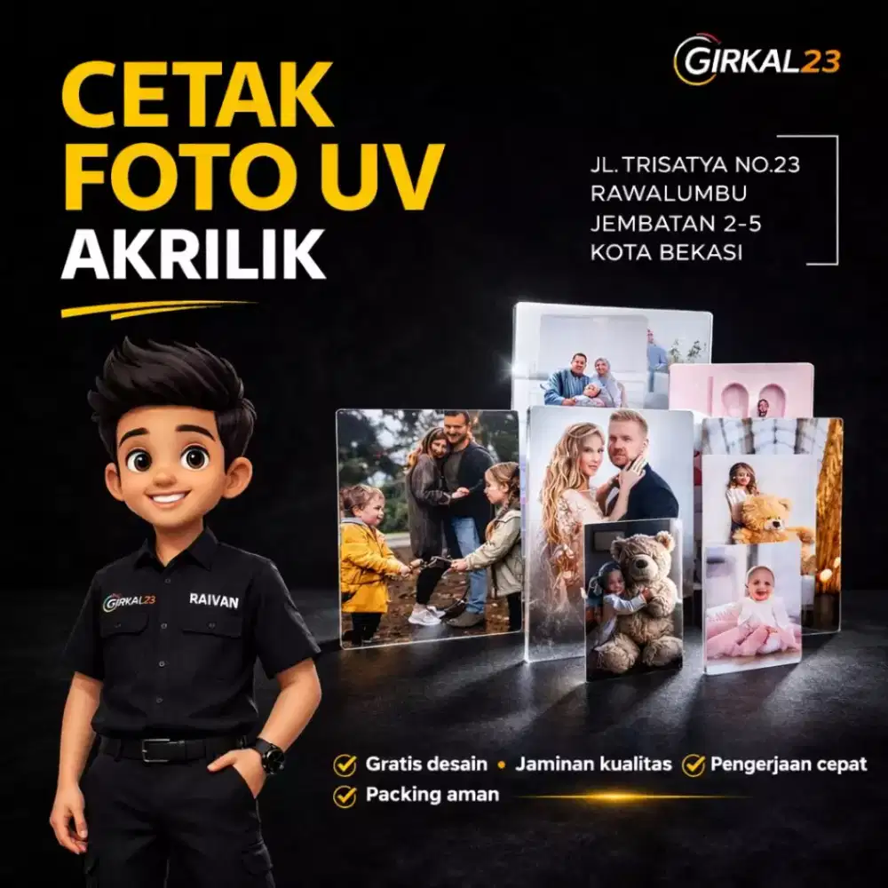 Cetak Photo Akrilik Uv