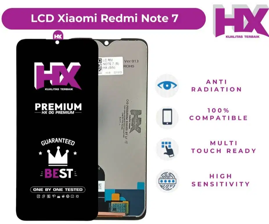 LCD REDMI NOTE 7 FULLSET TOUCHSCREEN HX