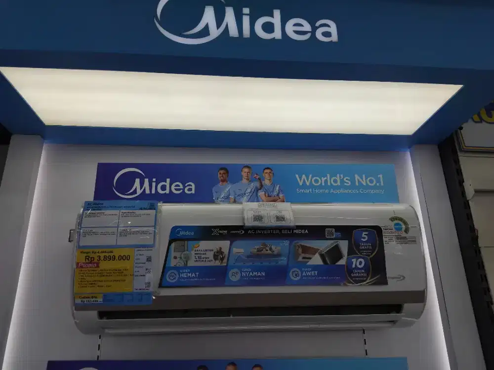 AC Midea 1 pk 720watt Inverter
