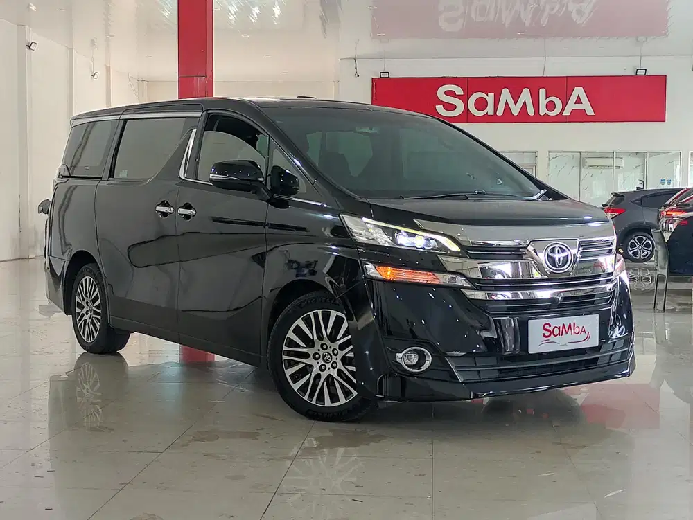 TOYOTA VELLFIRE G ATPM AT 2017 HITAM KM 77RB#DAPAT GARANSI MESIN 1TH