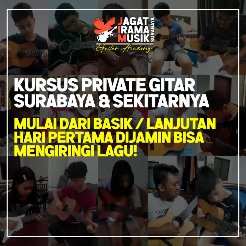 KURSUS LES GITAR PRIVATE SURABAYA