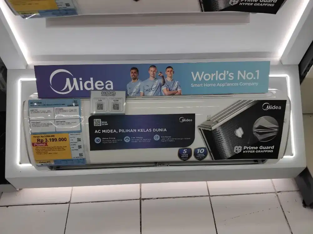 AC Midea 1pk 821watt