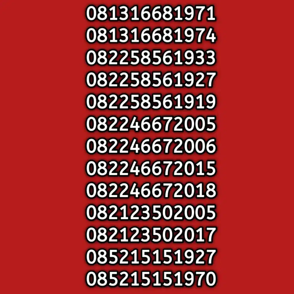 nomor cantik telkomsel simpati as seri tahun cantik