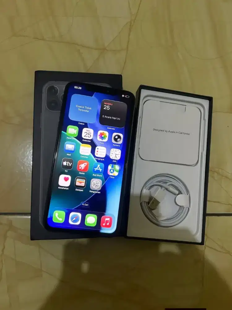 Jual iphone 11 pro 256 ex ibox fullset mulus
