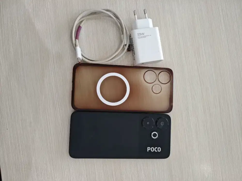 Poco M6 4G mulus, unit + charger only