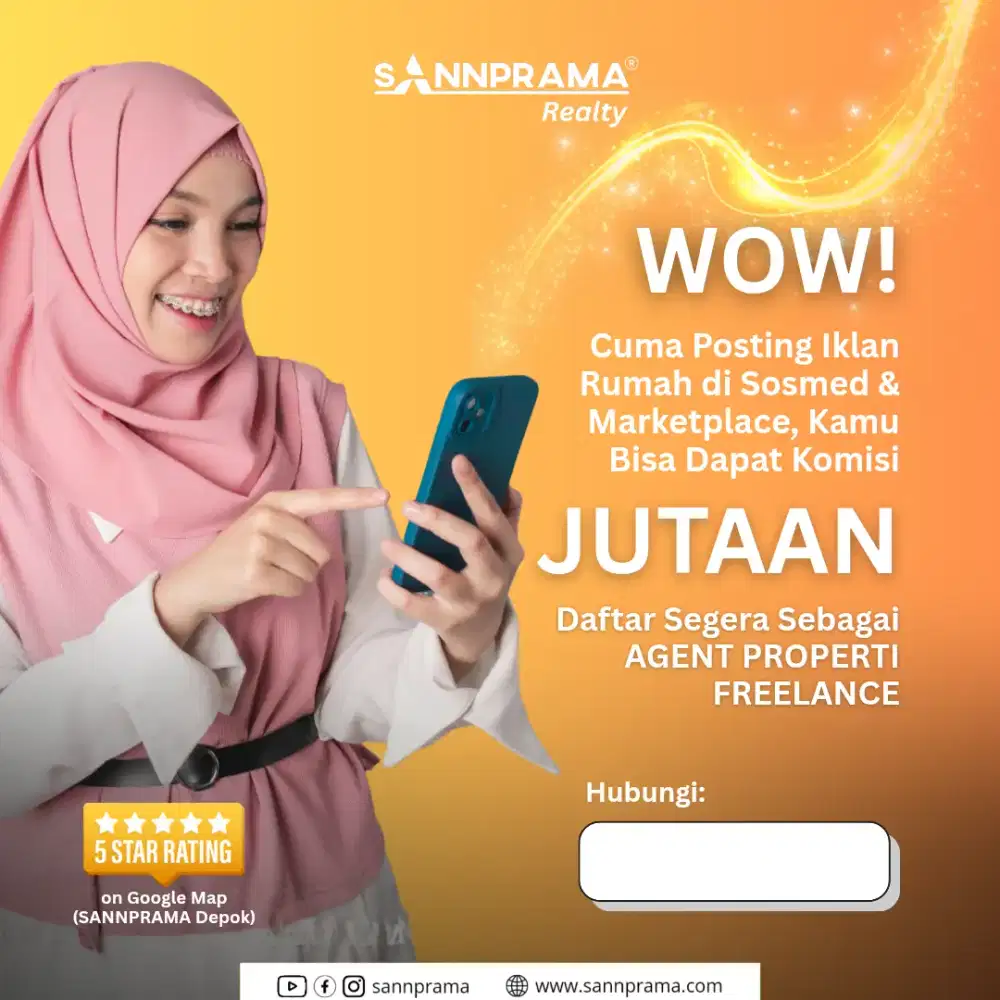 Khusus Single Parent atau Mahasiswa Yuk Gabung Jadi Freelance Properti