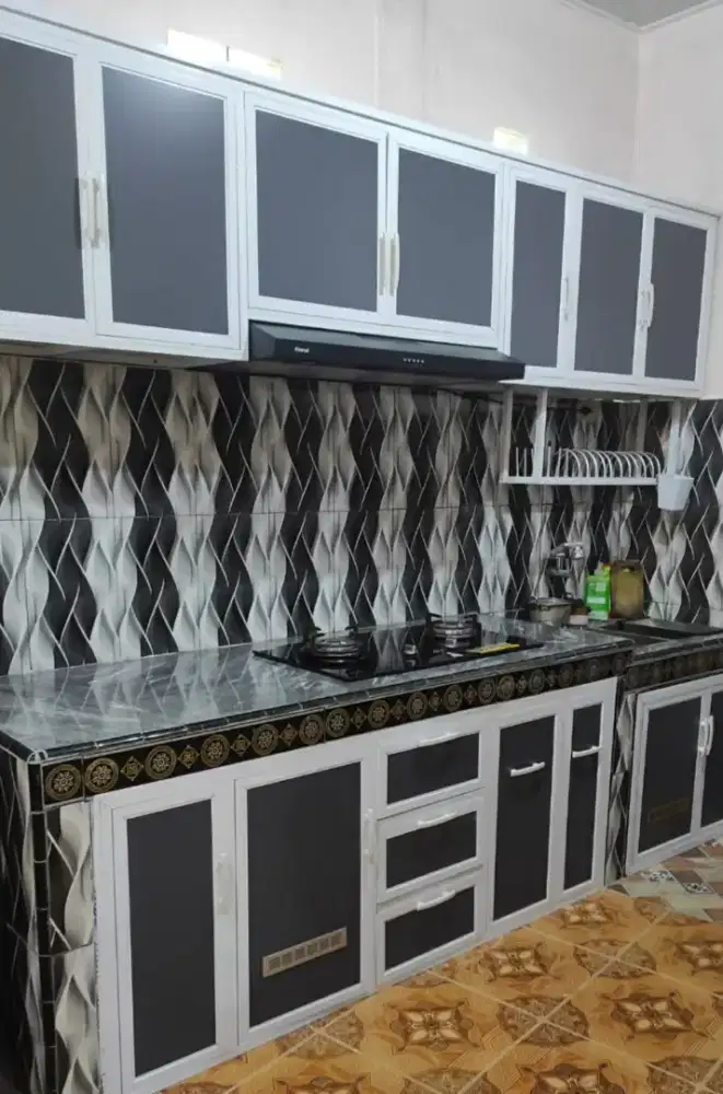 Kitchenset almunium acp ,anti rayap tahan air / pm
