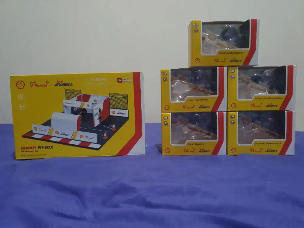 Diecast SHELL Ducati Burago