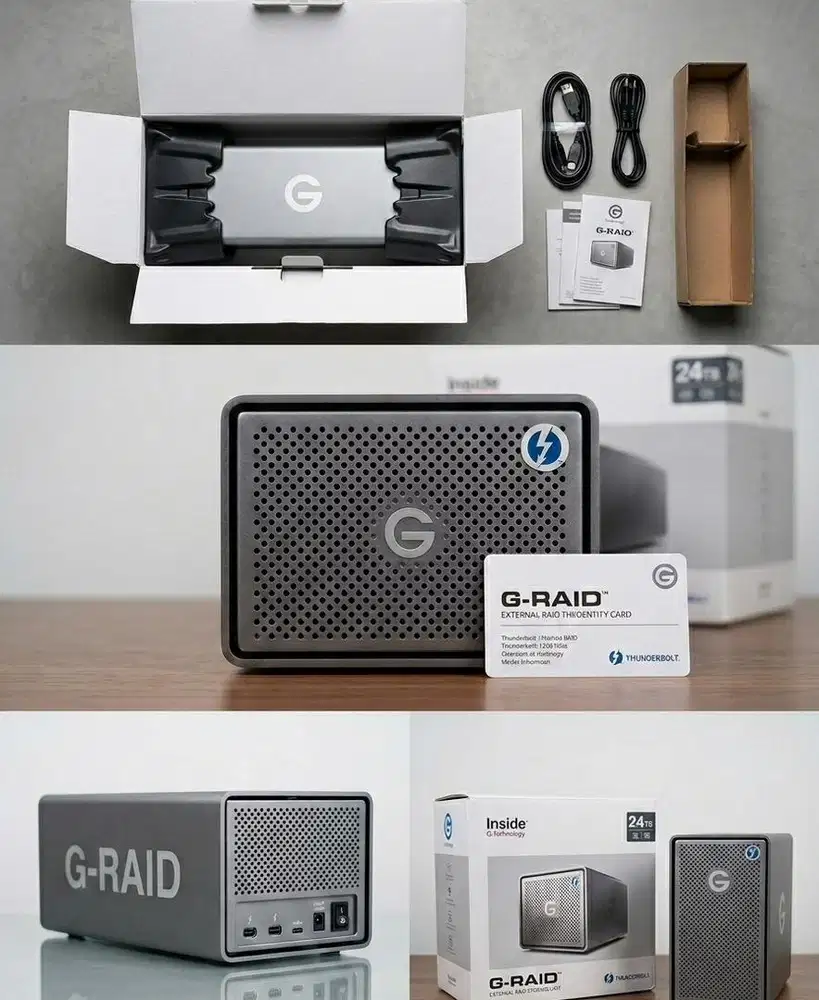 Hardisk G-RAID 2 24TB  SanDisk Professional