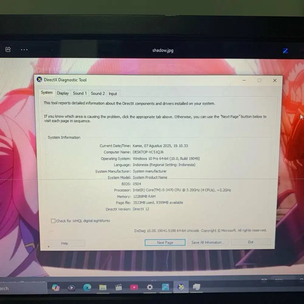 Komputer CPU Core I5 Gen 3 Spesifikasi Procesor I5 Gen 3 HDD SSD 128GB
