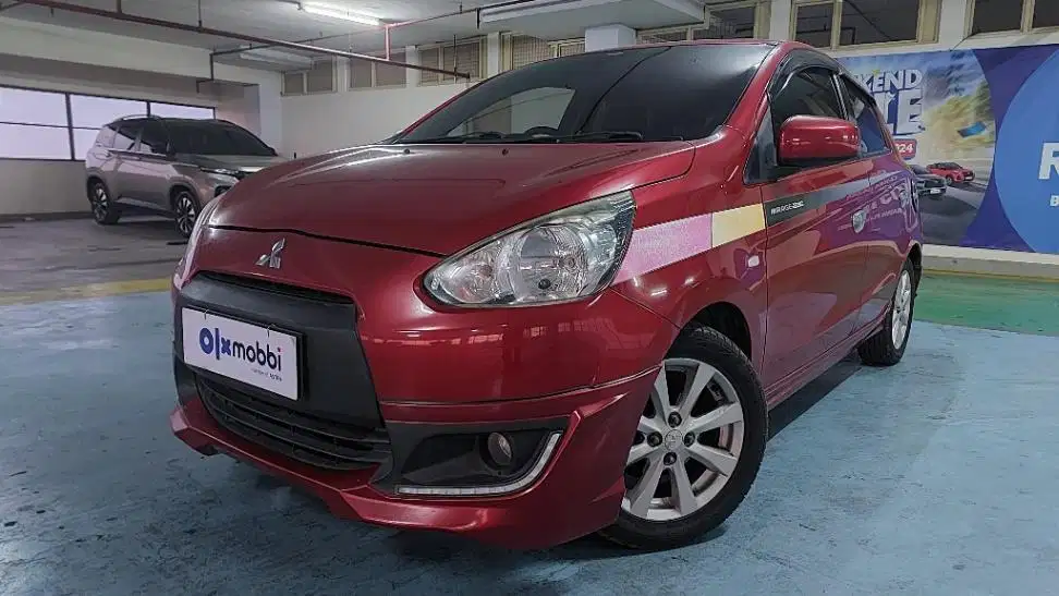 DP MURAH - Mitsubishi Mirage 1.2 GLS Bensin-AT 2015 Merah