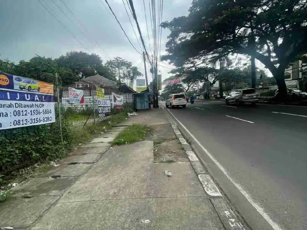 Dijual tanah untuk komersil di bawah NJOP di Jl raya Transyogi cibubur
