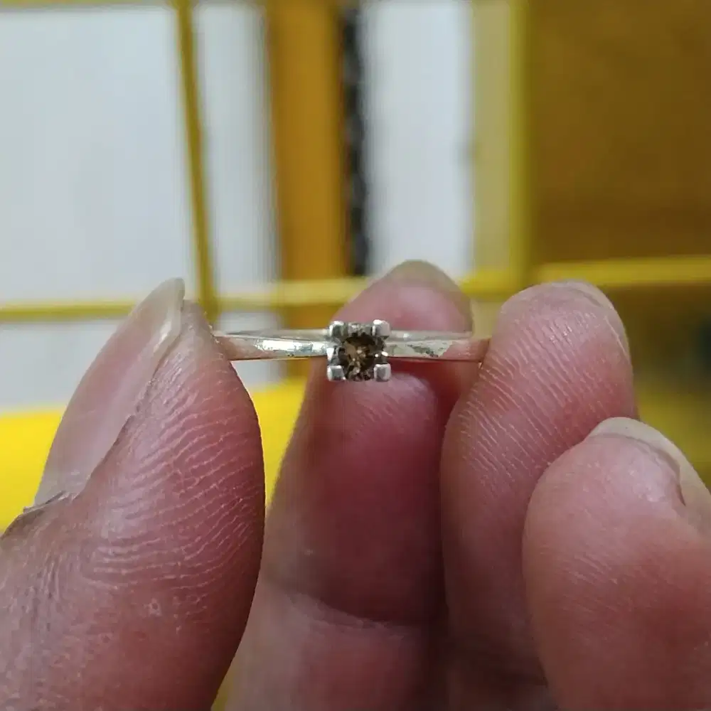 Cincin berlian eropa natural