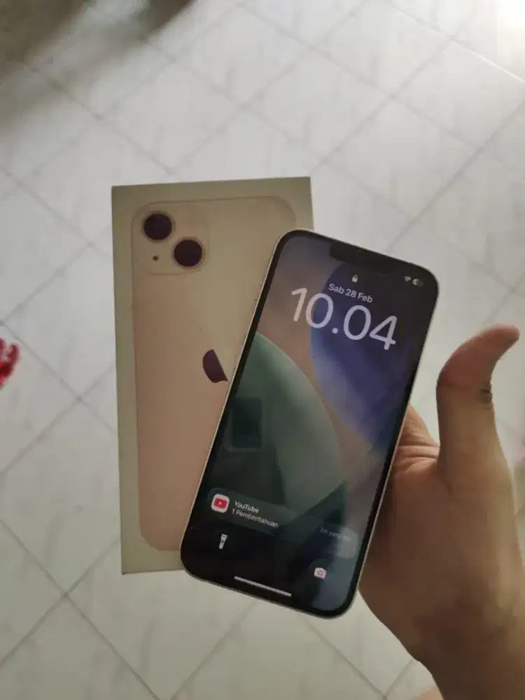 iPhone 13 basic 128gb inter wifi only (simlok) bebas riset