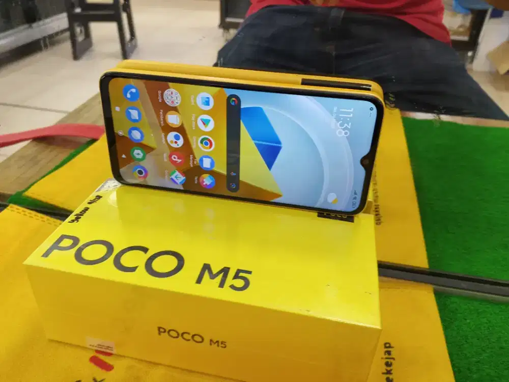 POCO M5 Ram 4/128 gb lengkap no minus