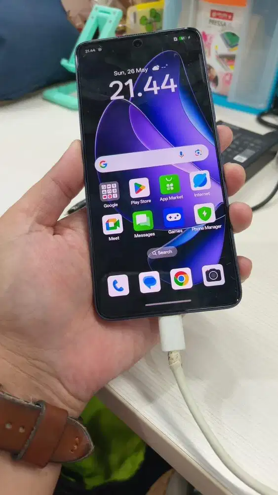 Oppo Reno 13 F 5G 12/256 GB Blue Fullset 99% Mulus