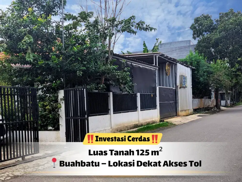 Investasi Tanah Buahbatu 125m², Kesempatan Langka!!