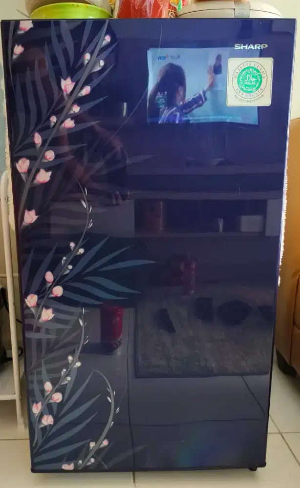 Kulkas Sharp SJ-X165MG-FB (1 Pintu) Warna Biru Glossy