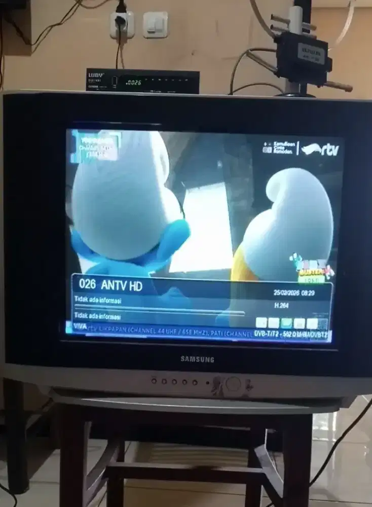 SAMSUNG TV 21INCH, POWER TV 21INCH No remote