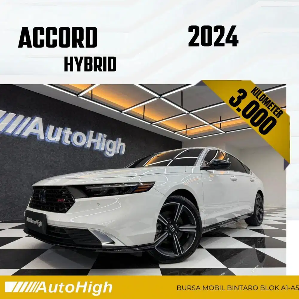 DP10% [Km3.000] Accord HEV RS Hybrid 2024 White Reg 2025 #AUTOHIGH