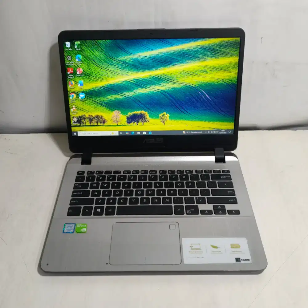 Asus A407U Core I3 Gen 6 Ram 12gb ssd 512gb dual vga Nvidia MX110
