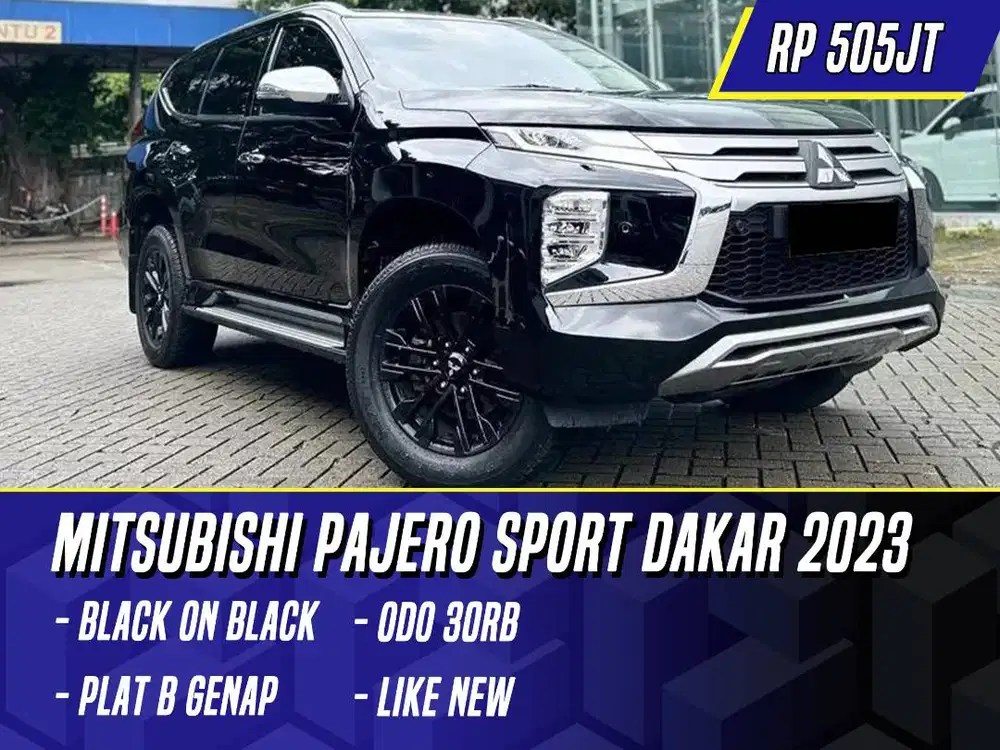 Mitsubishi Pajero Sport Dakar 2023 Black Hitam