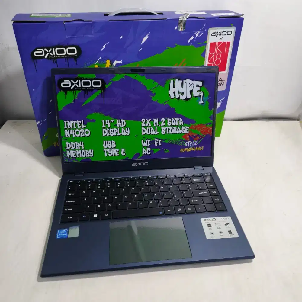 Axioo hype 1 baru buka segel box, garansi belum diregistrasi